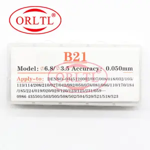 ORLTL Injecteur Cale Kits B21 Injection Buse Laveuse 1.500mm-1.770mm Vanne de Réglage de Cale pour Denso