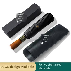 <span class=keywords><strong>Parapluie</strong></span> à ouverture automatique de style professionnel classique Lakuna avec manche en bois Cadeau de <span class=keywords><strong>gentleman</strong></span> de haute qualité Logo personnalisable - Product Image 2