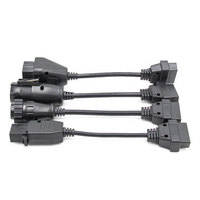Juego Completo de Cables para Camiones 8 en 1, Escáner OBD1 a OBD2 para Camiones TCS, Más Juego 3 en 1