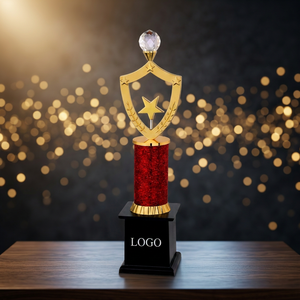 Trofeo de Metal Fundido a Presión Portátil de Primera Calidad con Grabado para Torneos, Deportes y Celebraciones de Oficina - Product Image 2
