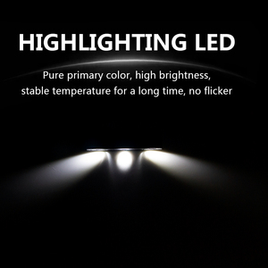 Luz LED Ultrafina para Matrícula KS16-043 de 12V, 3 LEDs P2, 44x12x7mm, para Motocicleta, Coche, Remolque - Product Image 4