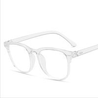 Lunettes de protection des yeux, montures optiques en plastique, verres anti-lumière bleue, blocs de verre, rivière, 1 pièce à la mode, unisexe