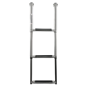 Offre spéciale Échelle de bateau ponton à <span class=keywords><strong>4</strong></span> <span class=keywords><strong>marches</strong></span> Échelle de pont de bain personnalisée à usage intensif <span class=keywords><strong>avec</strong></span> échelle de main courante à pédale - Product Image 3