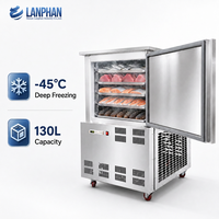 Petit Mini Congélateur Rapide 130 Litres 5 Plateaux -45 Degrés Sans Givre Commande Numérique Congélation Instantanée Thon Tilapia Poisson Aliments Surgelés