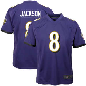 8 Lamar Jackson Retro 20 Ed Riet Paars Zwart Heren F.U.S.E. Vp Gelimiteerde Amerika Gestikte Voetbal Jersey Shirts - Product Image 5