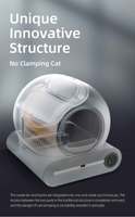 Bac à litière automatique pour chat nettoyage électrique automatique désodorisation fermée toilette intelligente multifonctionnelle pour chat
