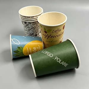 Fournisseur de gobelets en papier enduits de PE, en pâte de bois vierge, de qualité alimentaire, étanches, de taille personnalisée, pour boissons chaudes, en gros - Product Image 1