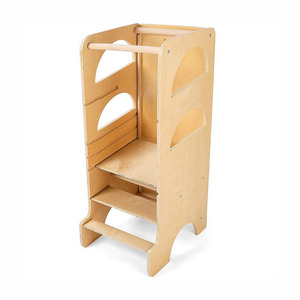 <span class=keywords><strong>Tour</strong></span> de jeu d'escalade en bois avec toboggan et tableau noir <span class=keywords><strong>tour</strong></span> d'apprentissage escabeau aide de cuisine - Product Image 3