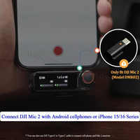Adaptateur pour téléphone portable DJI Mic 2 (Type-C) pour DJI Mic Mini avec téléphone Android