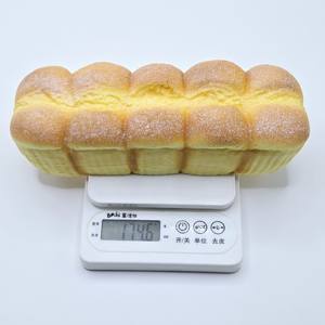 Juguete tostado original de masa al por mayor, tostadas gruesas, modelo de comida simulada, pan de trigo integral suave de PU, panadería, cafetería, espectáculo - Product Image 6