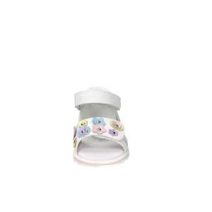 Balducci Girls' Sandal White Pink 19 Cm <b>Flat</b> Heel Summer Wear - Product Image 3