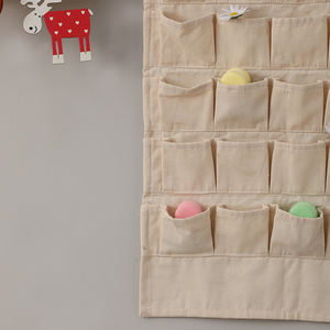 Décoration moderne de la maison personnalisé tissu suspendu blanc compte à rebours calendrier de l'<span class=keywords><strong>avent</strong></span> de Noël - Product Image 4