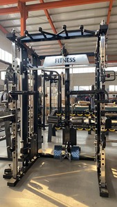 DINUO Sistema de Gimnasio Comercial Multifuncional 3 en 1 Angled Smith Power para Entrenamiento de Fuerza de Cuerpo Completo - Product Image 3