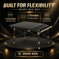 Table à roulettes extensible de qualité supérieure personnalisée