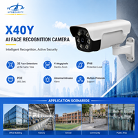 Cámara de Asistencia Facial con IA HFSecurity X40Y, Software de Gestión Multifacial, CCTV para Registro de Horario, Dispositivo de Seguridad