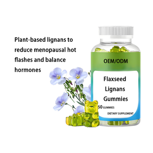 Suplementos Vitamínicos de Lignanos de Linaza OEM, Gomitas Suaves para el Cuidado de la Salud Femenina, Reducen los Sofocos Menopáusicos, Equilibran las Hormonas - Product Image 4