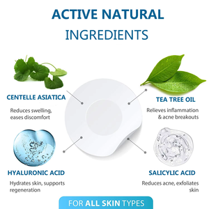 Huiles Essentielles Contenant Microneedle Acné Patch Soluble Microcristallin Pimple Patch - Product Image 4