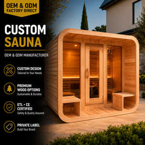 Cabaña de Madera de Cedro Rojo Canadiense de Alta Calidad HG, Personalizada, para 6-8 Personas, para Jardín, Casa o Villa - Product Image 1