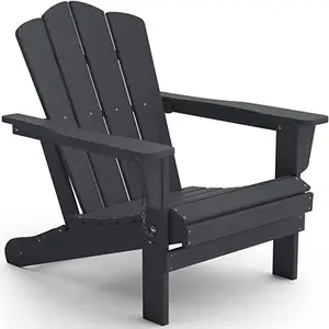 Sang trọng hiện đại adirondack vườn giải trí gỗ bãi biển ghế với đứng không thấm nước Patio ngoài trời Ăn Uống & công viên vật liệu gỗ