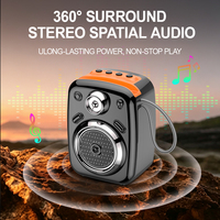Altavoz Inalámbrico Popular con Radio FM, Subwoofer Estéreo, Bluetooth, Mini Altavoz Portátil para Juegos y Escritorio
