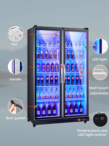 Supermarket Display Fridges Commercial <b>Refrigerator</b> Drink Cooler Glass SC-1060FC Supermarket Display Fridges SC-1060FC - Product Image 5