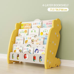 Libreria Scaffale <span class=keywords><strong>per</strong></span> <span class=keywords><strong>Bambini</strong></span> a Tema Carota in Plastica, Mobile Contenitore <span class=keywords><strong>per</strong></span> Asilo Nido - Product Image 2