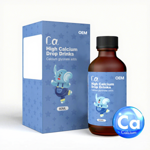 Bebida líquida de extracto de calcio de marca propia OEM personalizada de <span class=keywords><strong>Planta</strong></span> herbácea, suplemento de Salud de refuerzo infantil de grado alimenticio puro - Product Image 4