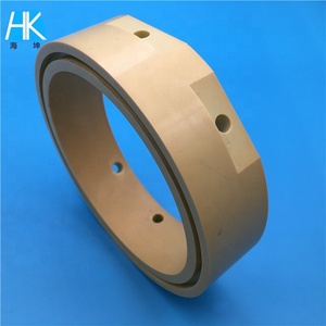 Insulator Cincin Kuning Keramik Zirkonia yang Distabilkan <span class=keywords><strong>Magnesium</strong></span> Oksida Tahan Aus - Product Image 6