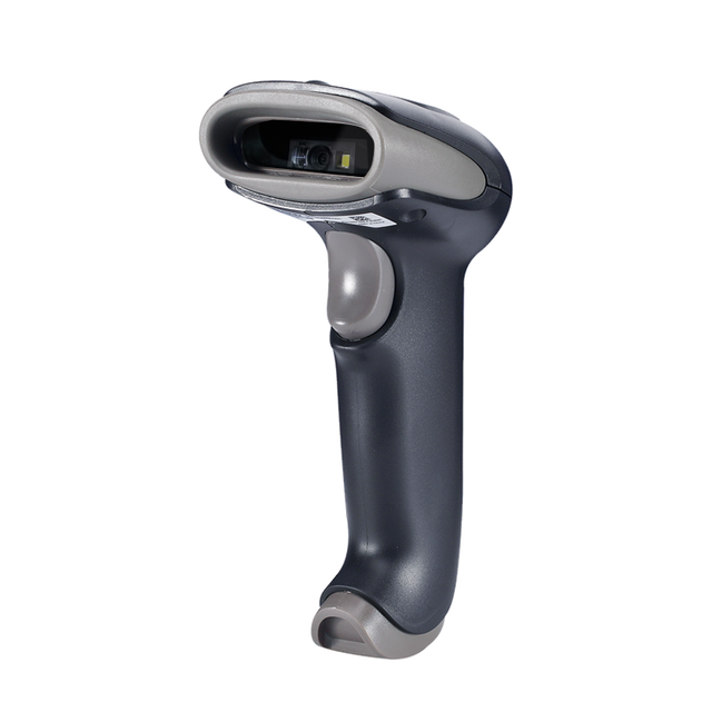 Bar Code Reader with Adjustable Scan Head and Cable Connectivity for 1D and 2D QR Code Laser Omnidirectional Presentation