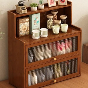 Portavasos, estante de almacenamiento de vasos para mesa, estante de almacenamiento de vasos de agua y té para la superficie de la mesa de comedor de la sala de estar, almacenamiento de pie. - Product Image 4