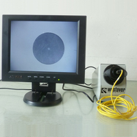 Équipement de fibre optique, détecteur de face d'extrémité de fibre 200x/400x, microscope d'inspection de fibre optique