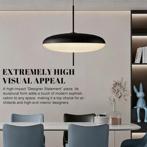 Lampadario a sospensione LED in ferro PE minimalista con interruttore, ideale per snack bar, sale lettura e appartamenti. - Product Image 3