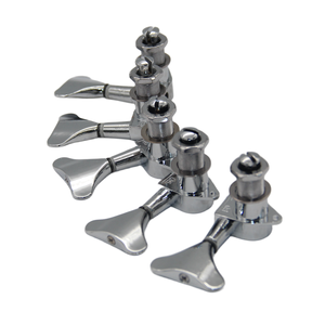 Sliver <span class=keywords><strong>5</strong></span> piezas Diecast Electric Bass Machine Heads Keys Tuners Set Bass Guitar Tuning Pegs - Product Image 5