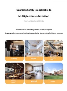 Cao nhạy cảm công nghiệp Methane dễ cháy Gas <span class=keywords><strong>Detector</strong></span> LCD hiển thị âm thanh + Ánh sáng báo động cố định hồng ngoại nhập khẩu độ chính xác cao - Product Image 6