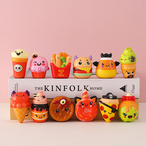 Juguetes antiestrés blandos con forma de comida para Halloween, juguete gigante de levantamiento lento, hamburguesa, palomitas, pastel, helado, donut para niños - Product Image 3