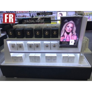 Fantaisie moderne <span class=keywords><strong>En</strong></span> Bois LED D'affichage Cosmétique De Center <span class=keywords><strong>Commercial</strong></span> Boutique Idées De Design - Product Image 5