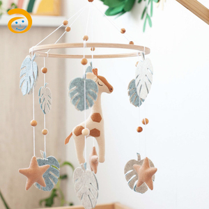 Baby Shower di alta qualità regalo Baby Kids feltro di lana giocattoli appesi culla personalizzata fatta a mano Mobile - Product Image 2