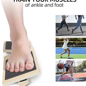 Tabla de equilibrio de madera transfronteriza, entrenador de equilibrio de una sola pierna, tabla de equilibrio para ballet, alivio para esguinces de tobillo, fascitis plantar - Product Image 5