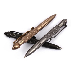 Nuevo Bolígrafo Metálico de Tinta Negra, Bolígrafo Táctico Antideslizante de Aleación de Aluminio, Bolígrafo Multifuncional - Product Image 4