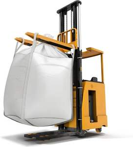 Sac jetable en PE non tissé de grande capacité, impression numérique, pour benne de chantier, sable, 135x35x43, poignée inférieure - Product Image 5