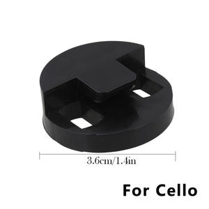 Violín de goma redonda con dos agujeros, violín de doble bajo, silenciador silencioso para 4/4 o 3/4, accesorios de parte de <span class=keywords><strong>Violonchelo</strong></span> - Product Image 5