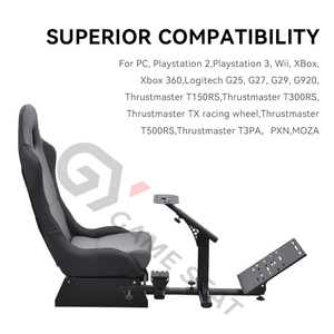 GY026 Colocar Y Conveniente Para Ordenar La Silla De Cabina Plegable Del Simulador De Carreras De Movimiento Para Logitech G25 - Product Image 6