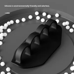 High-End Silicone <strong>Gloves</strong> For Weightlifting Training Popular Fitness Dumbbell Anti-Slip Silicone Palm <strong>Grip</strong> Strengthener - Product Image 6