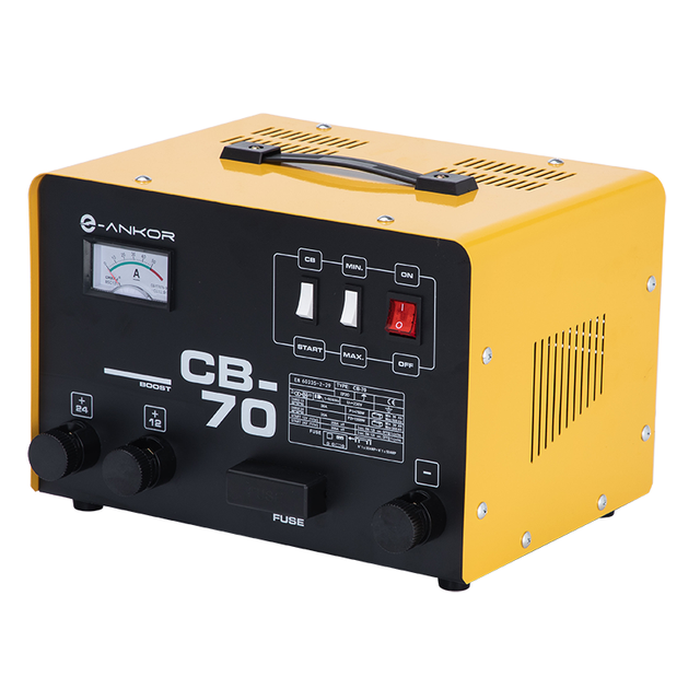 E-ANKE 12V/24V 38A/35A DC Industrial Car Battery Charger 180A Starter 750W/1300W High Power Auto Battery Adapter CB-70