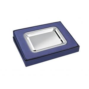 Petit plateau en métal Design personnalisable Plateau de service en acier inoxydable 105x132,5mm pour les aliments Grandes occasions Utilisation de l'hôtel Bienvenue - Product Image 2