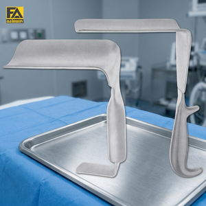 Retractor de vagotomía Weinberg (Joes Hoe) con hoja de 102x165mm de ancho, 8'' Retractor vaginal Doyen de 25.5cm, Instrumento de acero inoxidable - Product Image 2