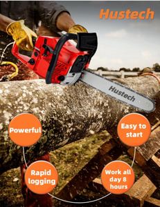 Hustech Großhandel Elektrische 52cc Industrie-Stangensäge 20 Zoll Metallkettensäge 2-Takt-Motor OEM Anpassbarer Reichweite - Product Image 5