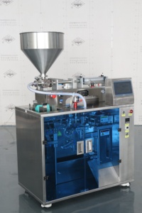 Machine de remplissage et d'emballage entièrement automatique pour sachets préformés à fermeture éclair, pour ketchup, sauce tomate, miel et beurre de cacahuète - Product Image 3