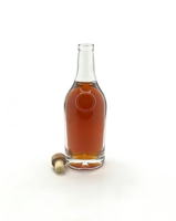 Bouteille en verre de haute qualité, moderne et durable, 500 ml, 700 ml, pour vodka, spiritueux, gin, rhum, tequila, vin