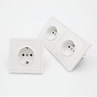 Prise murale allemande standard européenne BENDI C28 86x86mm avec port USB Type-C 250V 16A IP20, panneau PC ignifuge, prise simple